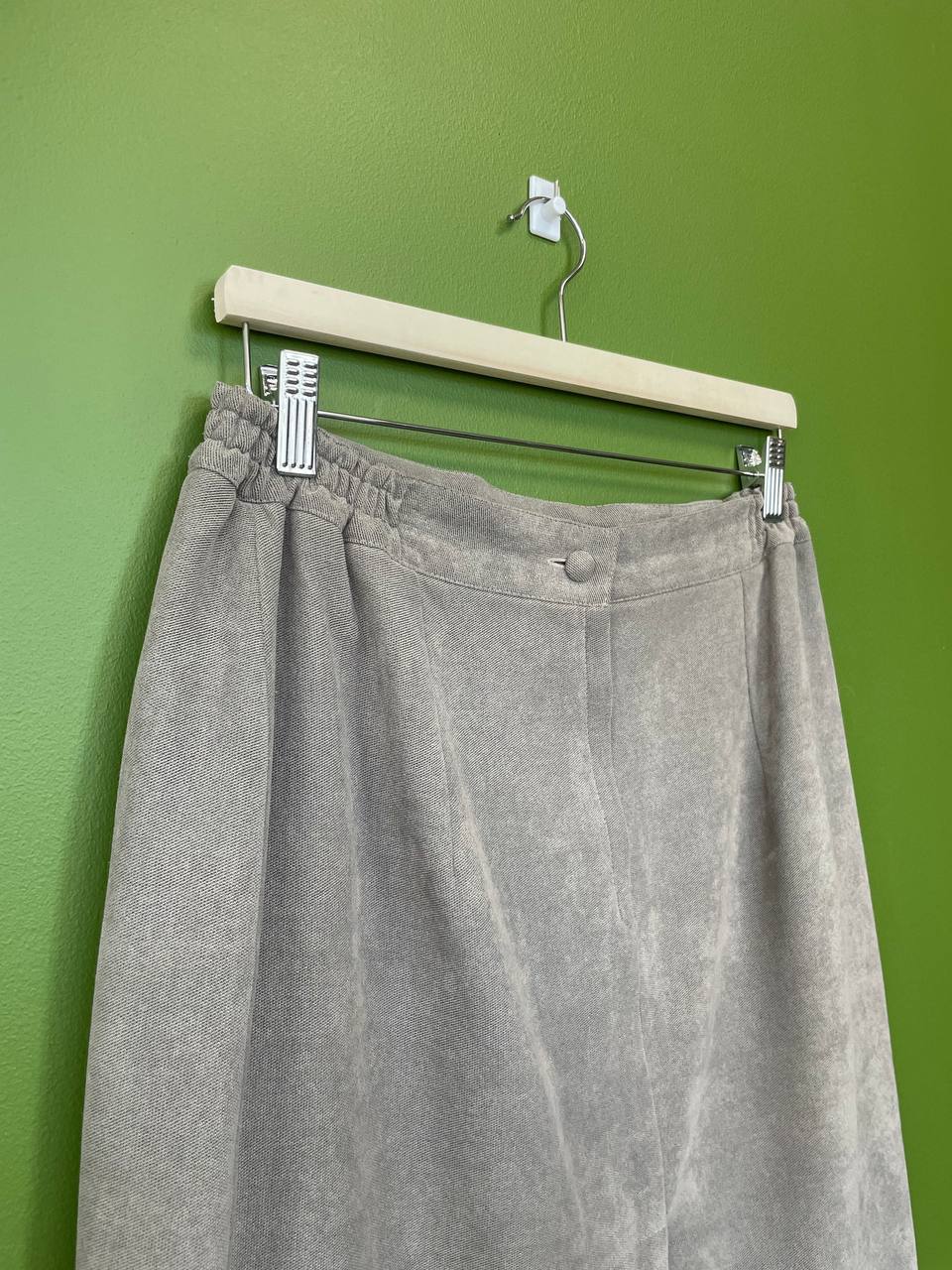 Retro, vintage pelēcīgi zaļi zvārski / L izmērs