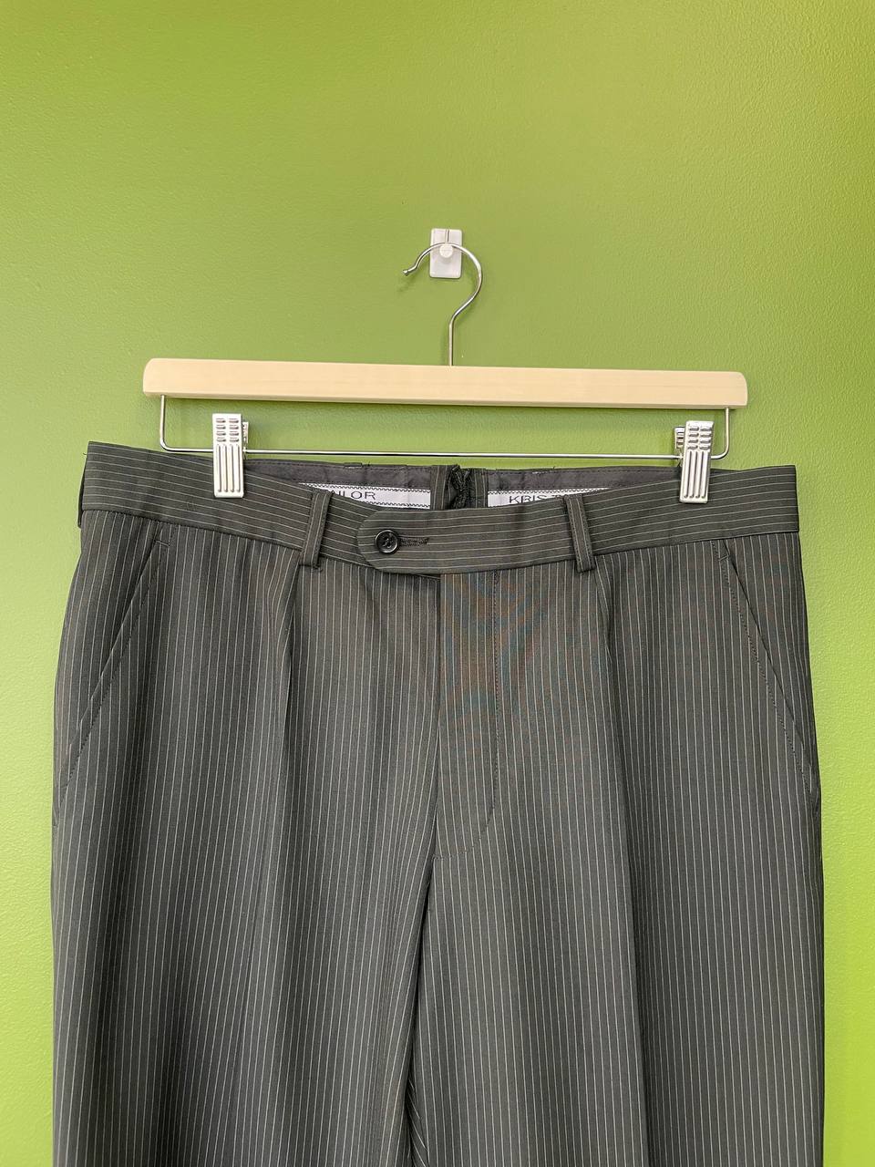 Kris Tailor melnas auduma bikses vīriešu M izmērs