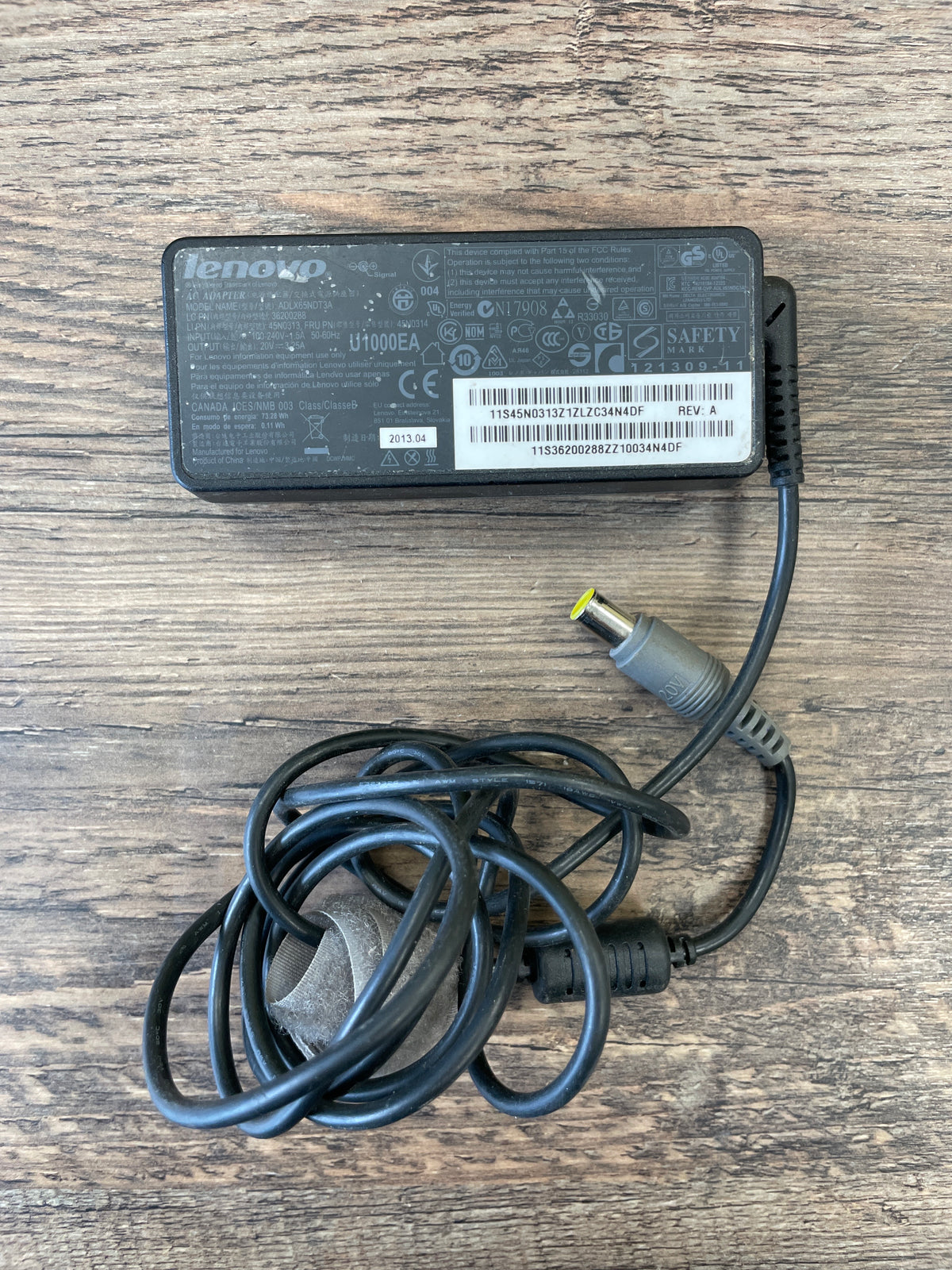 Portatīvā datora lādētājs 65W Lenovo