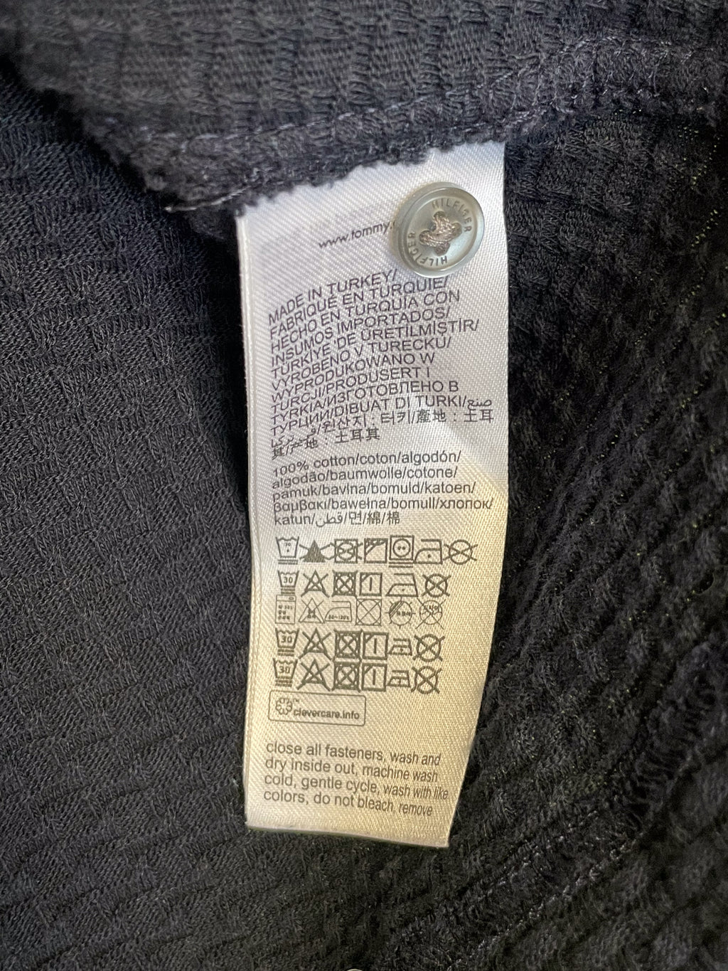 T-krekls tumši zilā krāsā / S izmērs / Tommy Hilfiger