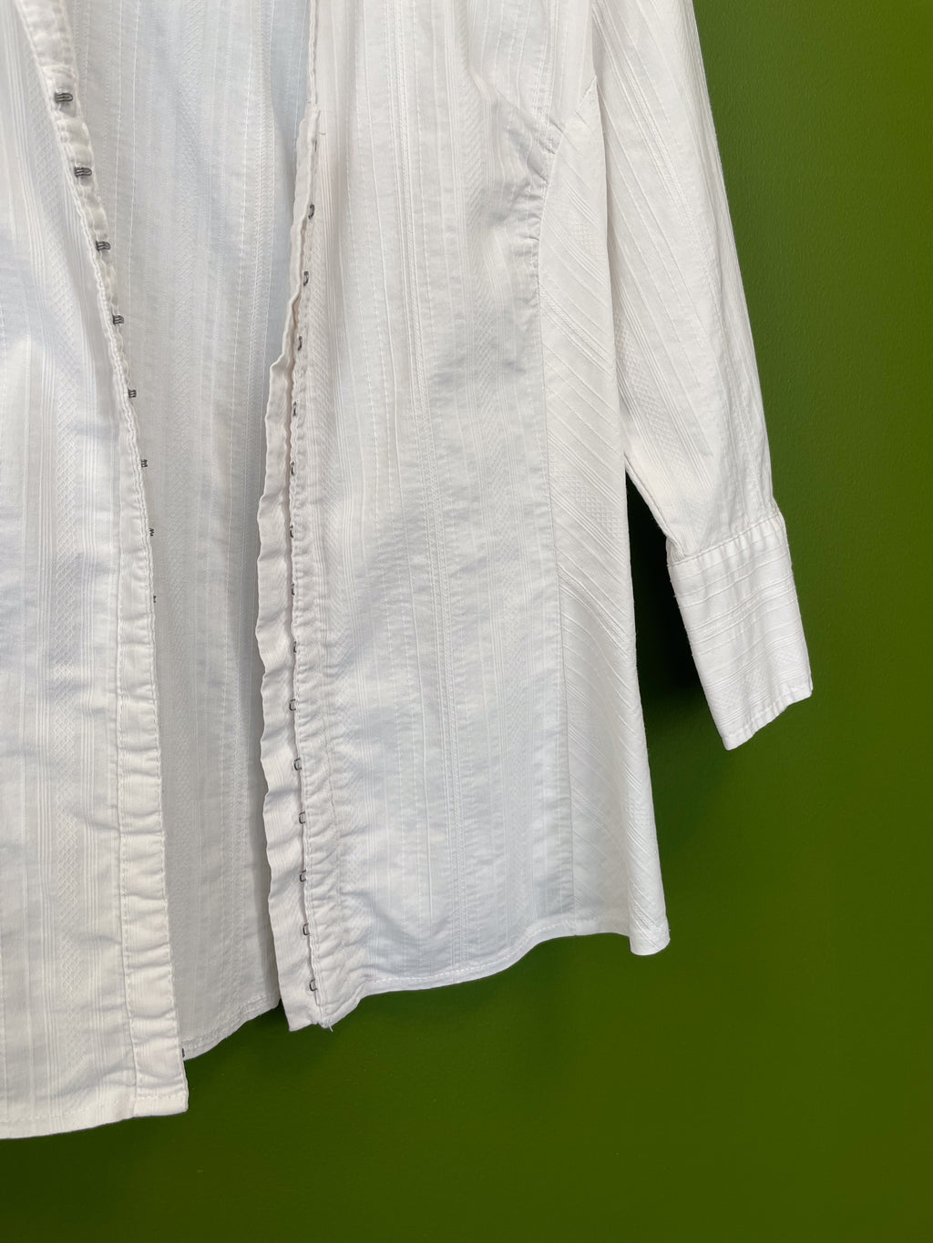 Balts retro krekls / H&M / L izmērs ar korsetes efektu