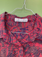 Retro, Vintage tumši sarkana blūze / M/L izmērs