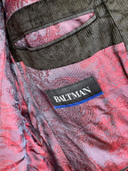 Baltman žakete melna velveta XL