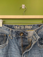 Retro, vintage džinsa bikses CRAFTED GOODS / vīriešu 34 izmērs