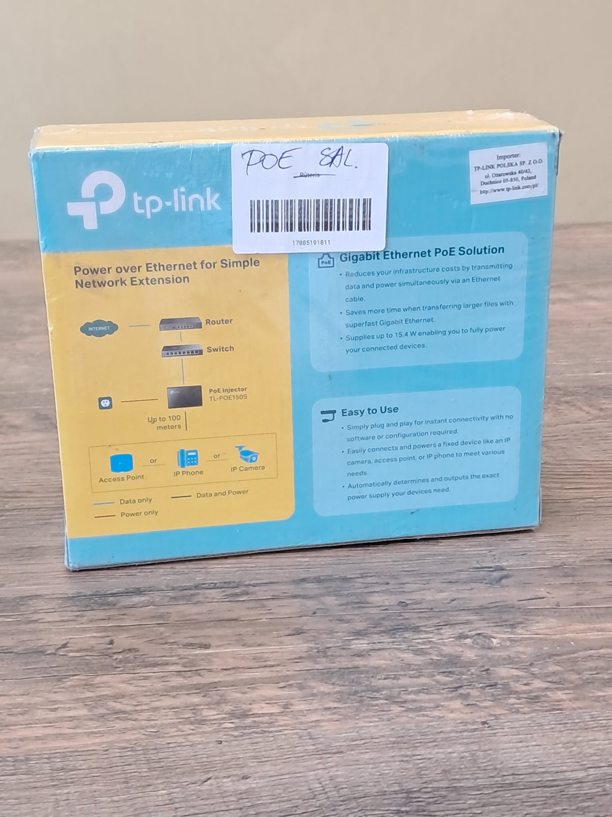 PoE injektors tp-link