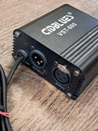 Mikrofonu phantom xlr barošanas bloks
