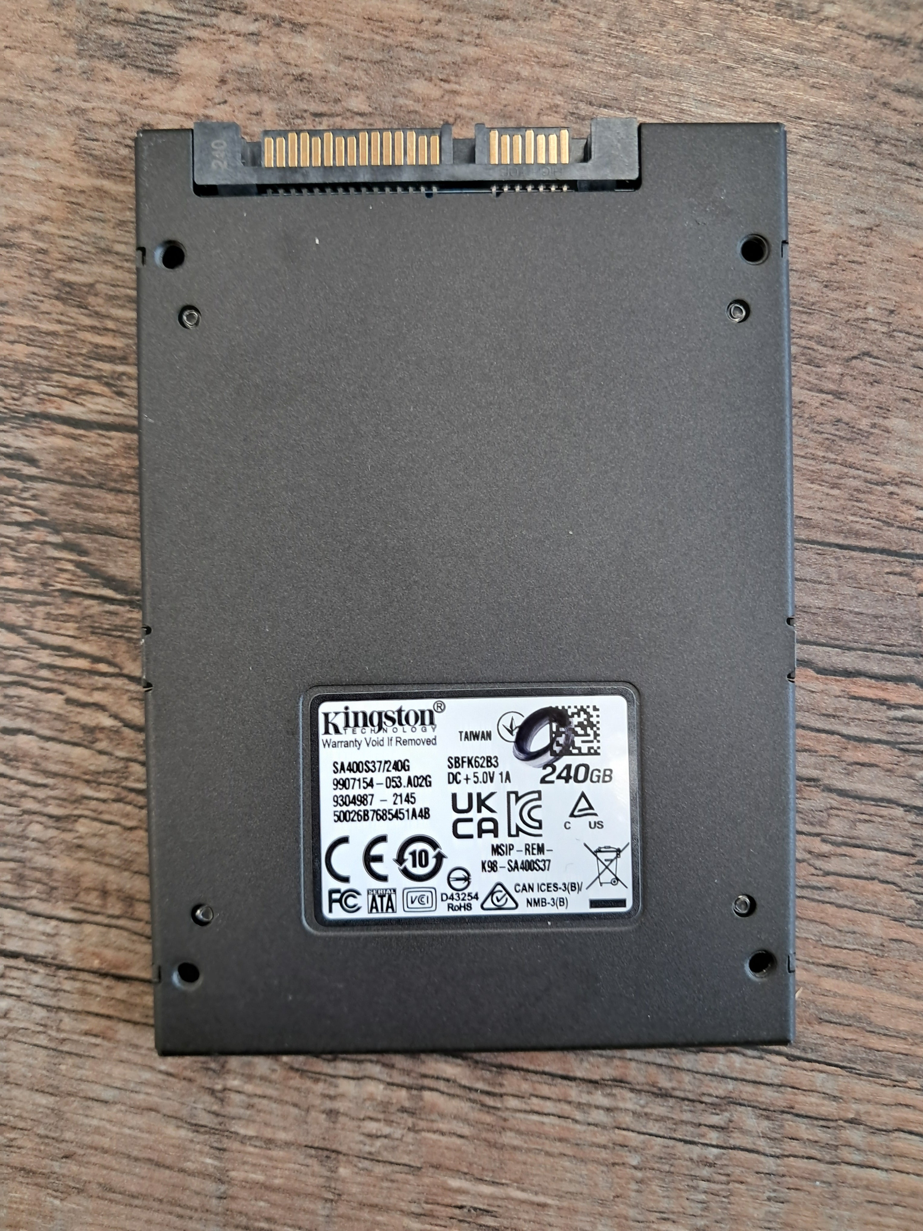 SSD SATA 2.5" 240GB