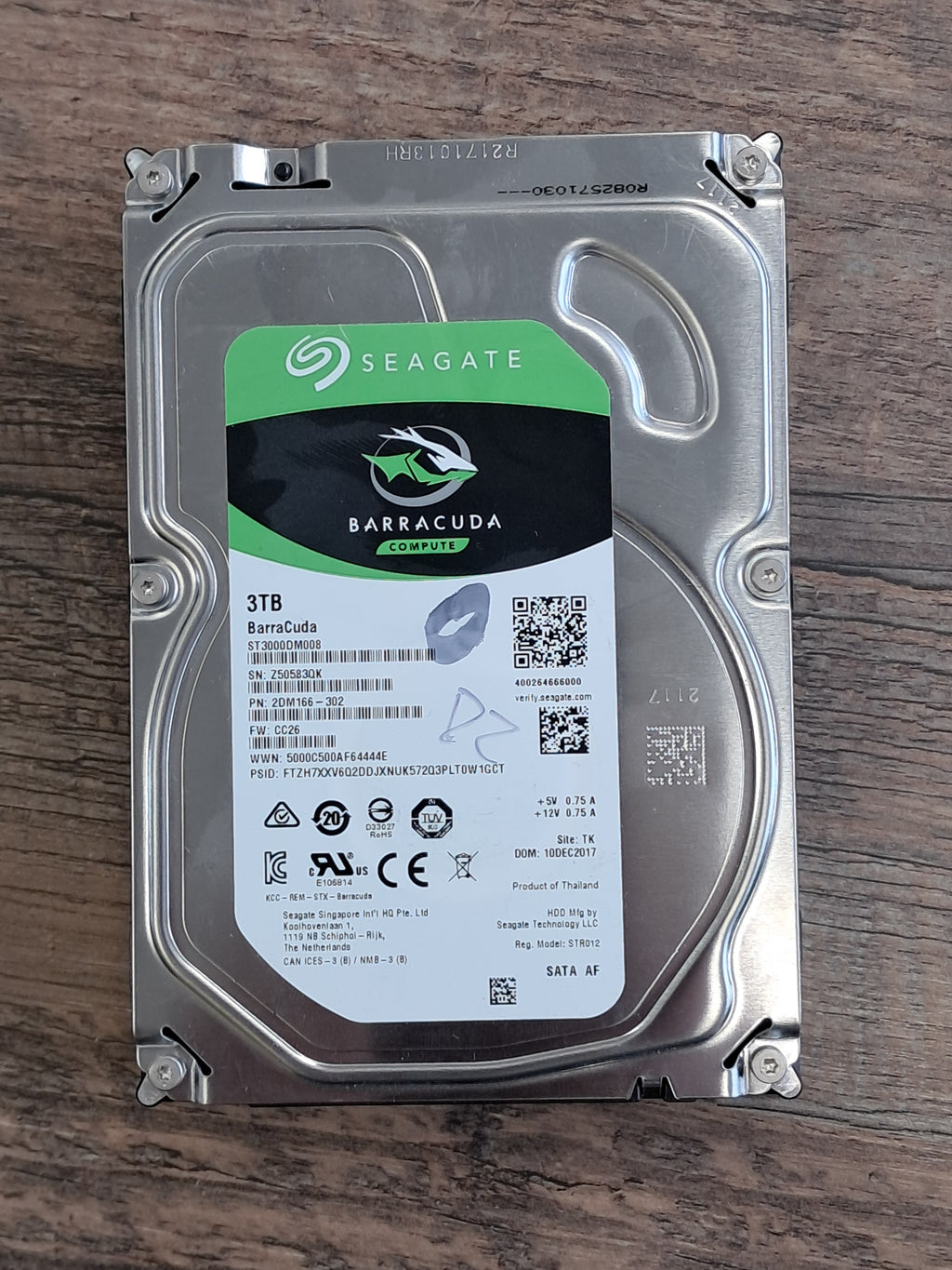 3.5 collu SATA HDD